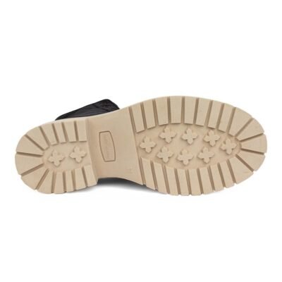 ROBINSON SHOES ΓΥΝΑΙΚΕΙΑ ΔΕΡΜΑΤΙΝΑ ΑΡΒΥΛΑΚΙΑ 113055 ΜΑΥΡΑ - Image 4