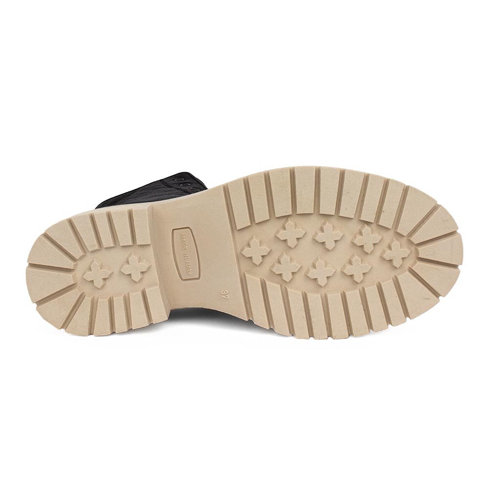 ROBINSON SHOES ΓΥΝΑΙΚΕΙΑ ΔΕΡΜΑΤΙΝΑ ΑΡΒΥΛΑΚΙΑ 113055 ΜΑΥΡΑ - Image 4