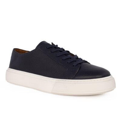 PERLAMODA ΑΝΔΡΙΚΑ ΔΕΡΜΑΤΙΝΑ SNEAKERS 7171875 GUTTI NAVY - Image 2