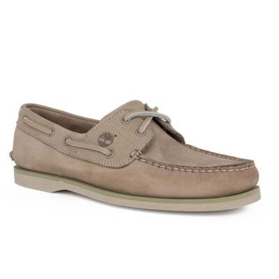 TIMBERLAND ΑΝΔΡΙΚΑ ΔΕΡΜΑΤΙΝΑ BOAT SHOES CLASSIC BOAT 2EYE A2PYK EO2 LIGHT TAUPE NUBUCK - Image 2
