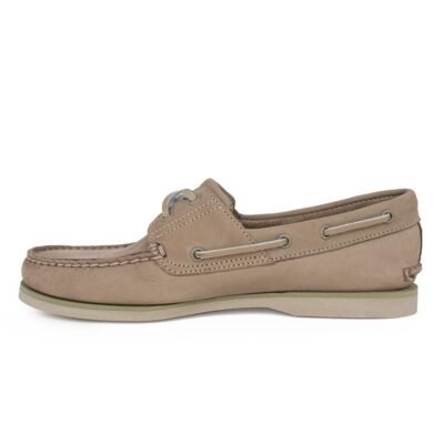 TIMBERLAND ΑΝΔΡΙΚΑ ΔΕΡΜΑΤΙΝΑ BOAT SHOES CLASSIC BOAT 2EYE A2PYK EO2 LIGHT TAUPE NUBUCK - Image 3