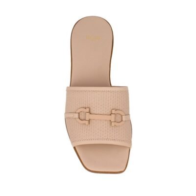 BOSS SHOES ΓΥΝΑΙΚΕΙΕΣ ΔΕΡΜΑΤΙΝΕΣ FLAT ΠΑΝΤΟΦΛΕΣ ZWCH014 BEIGE COLANDER - Image 5