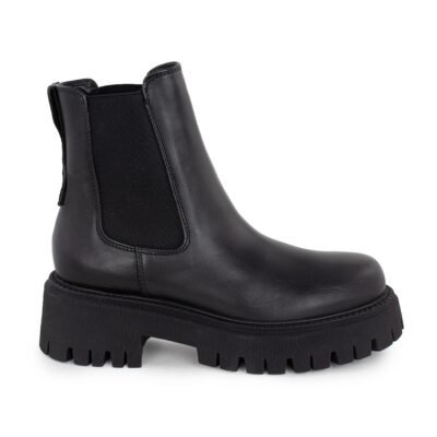 DEI COLLI ΓΥΝΑΙΚΕΙΑ ΔΕΡΜΑΤΙΝΑ ΜΠΟΤΑΚΙΑ ΜΕ ΛΑΣΤΙΧΑ 2BIG202 ΜΑΥΡΑ