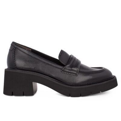 TAMARIS ΓΥΝΑΙΚΕΙΑ ΔΕΡΜΑΤΙΝΑ LOAFERS 1-24727-43 003 BLACK LEATHER