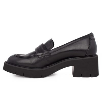 TAMARIS ΓΥΝΑΙΚΕΙΑ ΔΕΡΜΑΤΙΝΑ LOAFERS 1-24727-43 003 BLACK LEATHER - Image 3