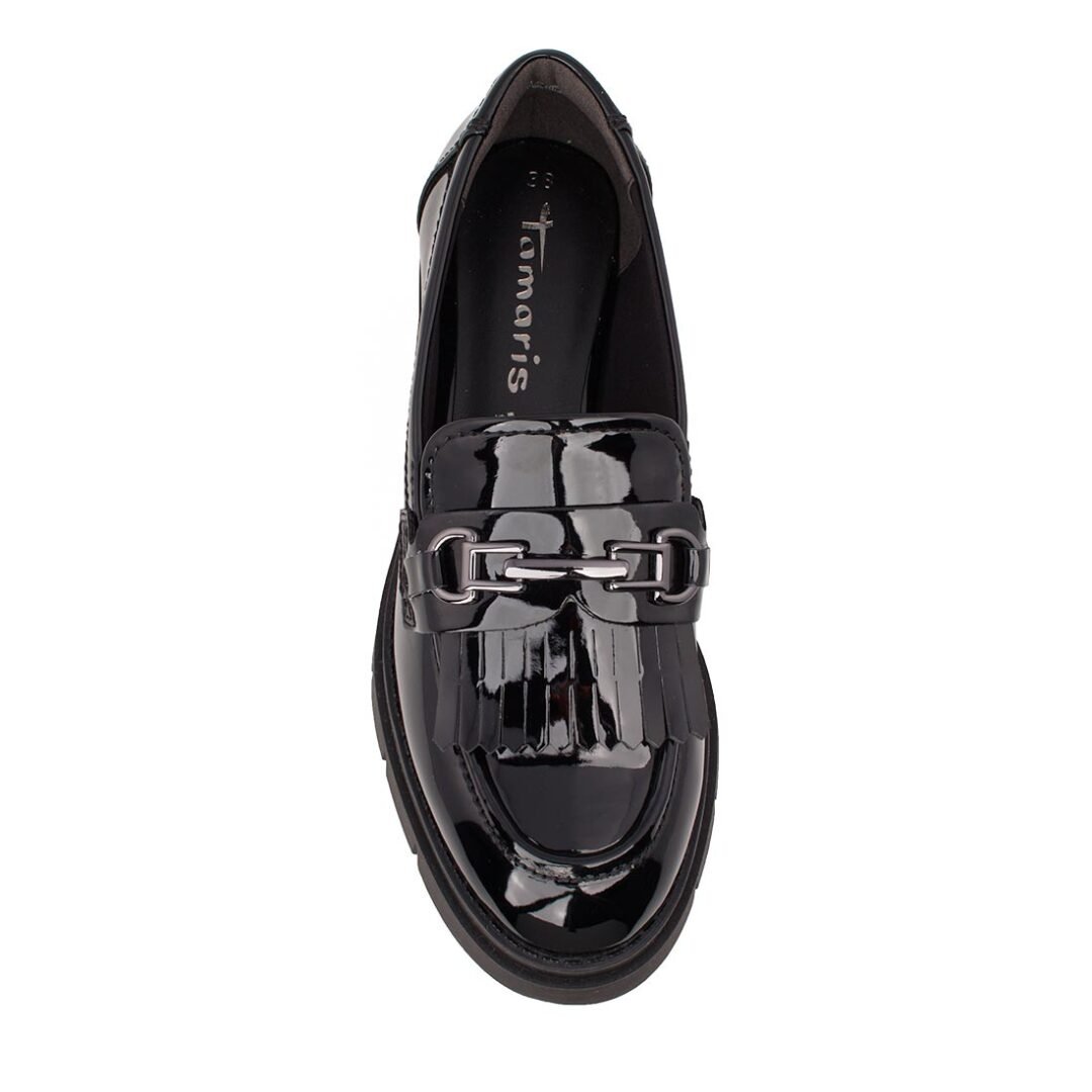 TAMARIS ΓΥΝΑΙΚΕΙΑ LOAFERS 1-24320-42 018 BLACK PATENT - Image 6
