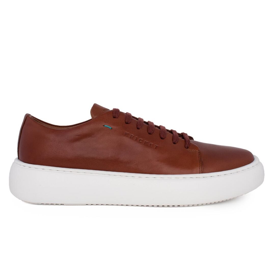 KRICKET ΑΝΔΡΙΚΑ ΔΕΡΜΑΤΙΝΑ EXTRALIGHT SNEAKERS 24K-4030-4 COGNAC