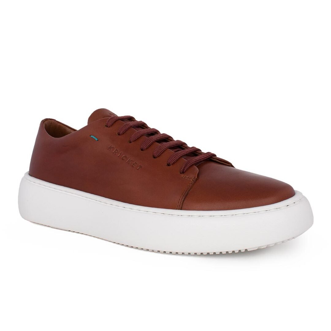 KRICKET ΑΝΔΡΙΚΑ ΔΕΡΜΑΤΙΝΑ EXTRALIGHT SNEAKERS 24K-4030-4 COGNAC - Image 2