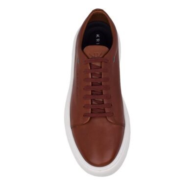KRICKET ΑΝΔΡΙΚΑ ΔΕΡΜΑΤΙΝΑ EXTRALIGHT SNEAKERS 24K-4030-4 COGNAC - Image 5