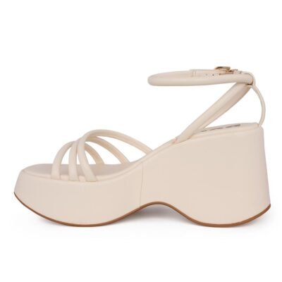 BUFFALO ΓΥΝΑΙΚΕΙΕΣ ΠΛΑΤΦΟΡΜΕΣ JOY MSS SANDAL OFFWHITE NAPPA - Image 2