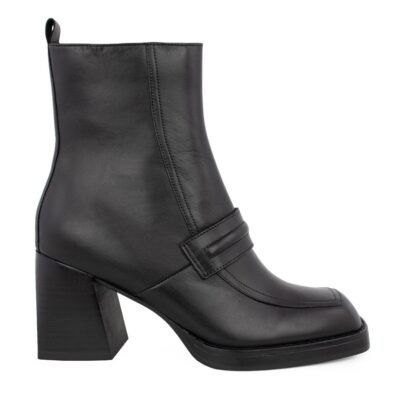 NEWD BY TAMARIS ΓΥΝΑΙΚΕΙΑ ΔΕΡΜΑΤΙΝΑ ΜΠΟΤΑΚΙΑ ΜΕ ΤΑΚΟΥΝΙ 1-25387-41 001 ΜΑΥΡΑ