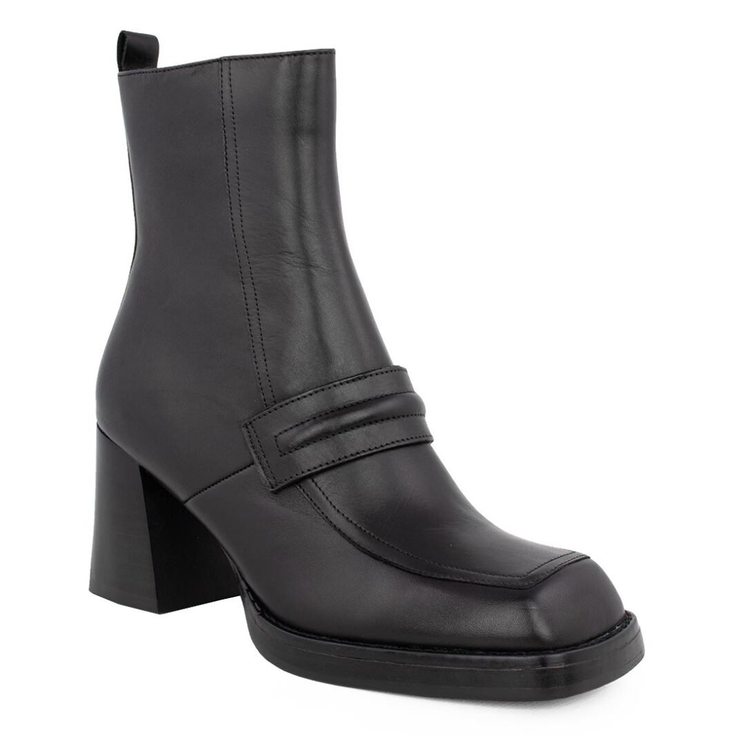 NEWD BY TAMARIS ΓΥΝΑΙΚΕΙΑ ΔΕΡΜΑΤΙΝΑ ΜΠΟΤΑΚΙΑ ΜΕ ΤΑΚΟΥΝΙ 1-25387-41 001 ΜΑΥΡΑ - Image 2