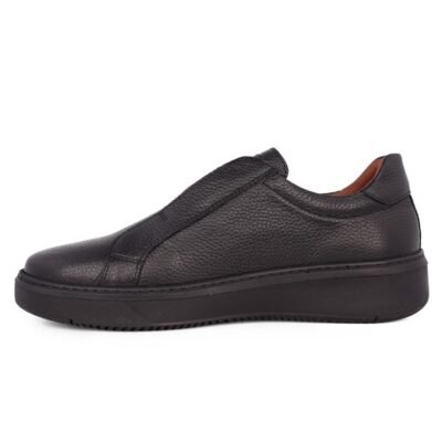 PHILIPPE LANG ΑΝΔΡΙΚΑ ΔΕΡΜΑΤΙΝΑ SNEAKERS 7176713 BLACK - Image 3