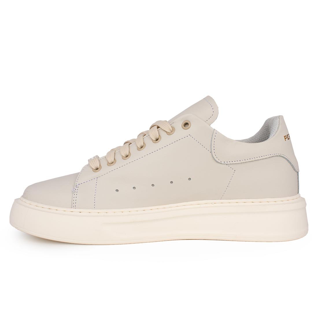 PERLAMODA ΑΝΔΡΙΚΑ ΔΕΡΜΑΤΙΝΑ EXTRALIGHT SNEAKERS REY1TV OFF WHITE - Image 3