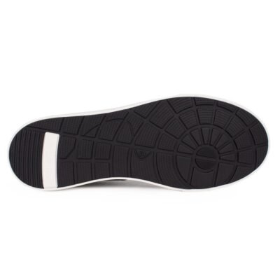 BOSS SHOES ΑΝΔΡΙΚΑ ΔΕΡΜΑΤΙΝΑ SNEAKERS AC121 BLACK GARDA - Image 4