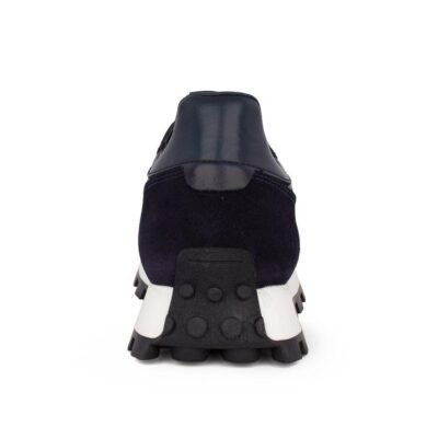PERLAMODA ΑΝΔΡΙΚΑ ΔΕΡΜΑΤΙΝΑ SNEAKERS 0209 NAVY - Image 4