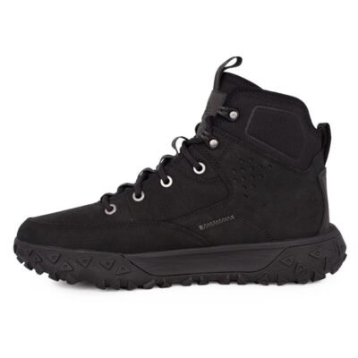 TIMBERLAND ΑΝΔΡΙΚΑ ΔΕΡΜΑΤΙΝΑ ΜΠΟΤΑΚΙΑ GREENSTRIDE MOTION 6 MID LACE HIKER BOOT JET BLACK 1A67P4 015 - Image 3