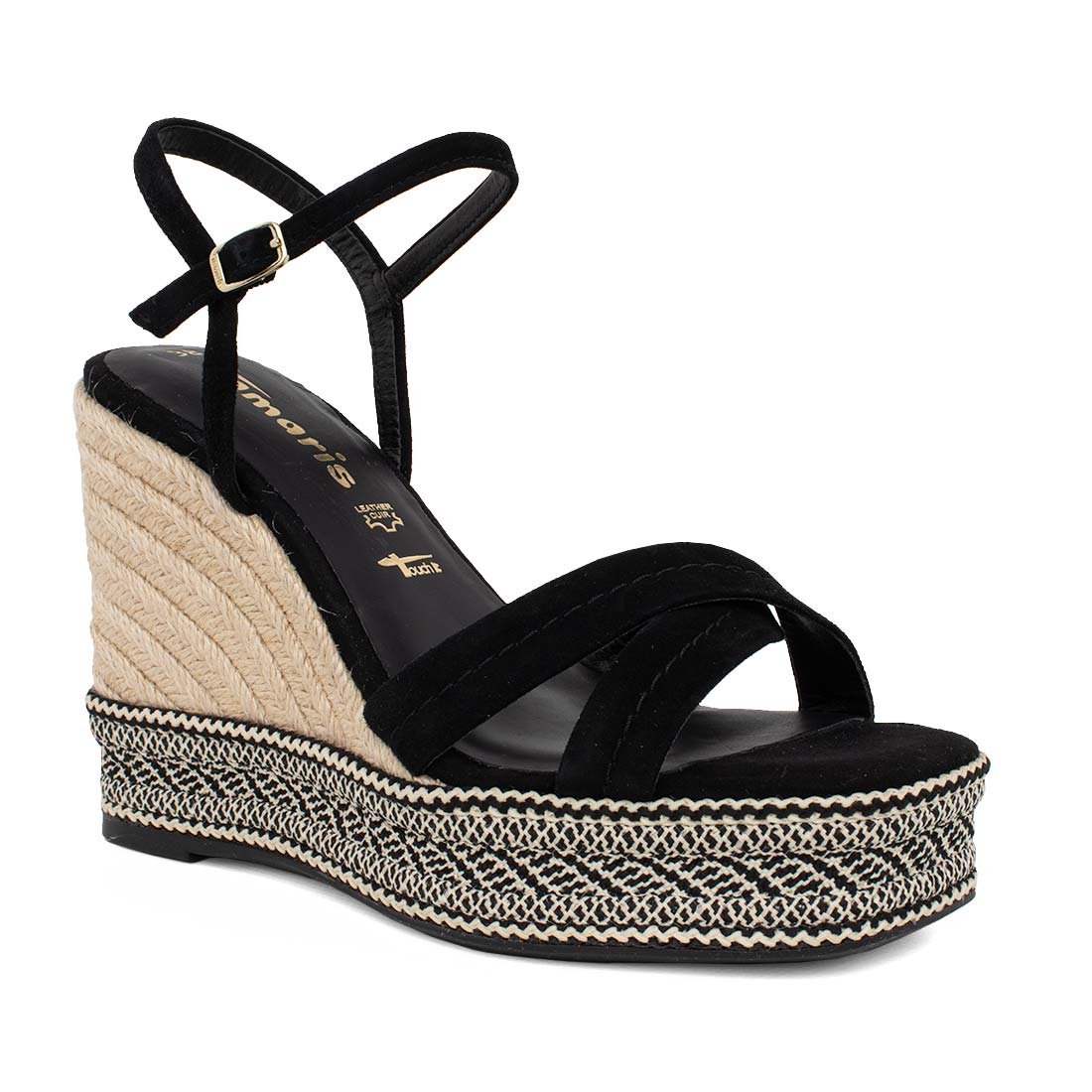 TAMARIS ΓΥΝΑΙΚΕΙΕΣ ΔΕΡΜΑΤΙΝΕΣ ΠΛΑΤΦΟΡΜΕΣ 1-28363-20 001 BLACK - Image 2