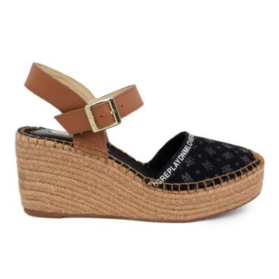 REPLAY ΓΥΝΑΙΚΕΙΕΣ ΥΦΑΣΜΑΤΙΝΕΣ ΕΣΠΑΝΤΡΙΓΙΕΣ SUSAN LYCRA PRINT RP5L0012T 003 BLACK