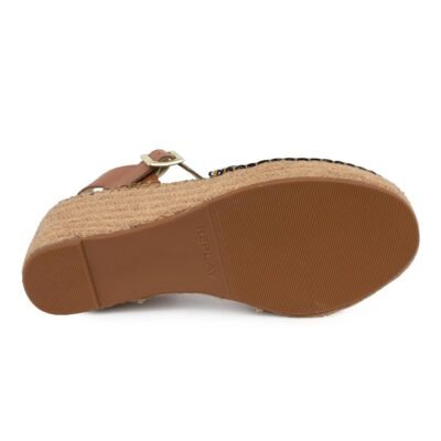 REPLAY ΓΥΝΑΙΚΕΙΕΣ ΥΦΑΣΜΑΤΙΝΕΣ ΕΣΠΑΝΤΡΙΓΙΕΣ SUSAN LYCRA PRINT RP5L0012T 003 BLACK - Image 4