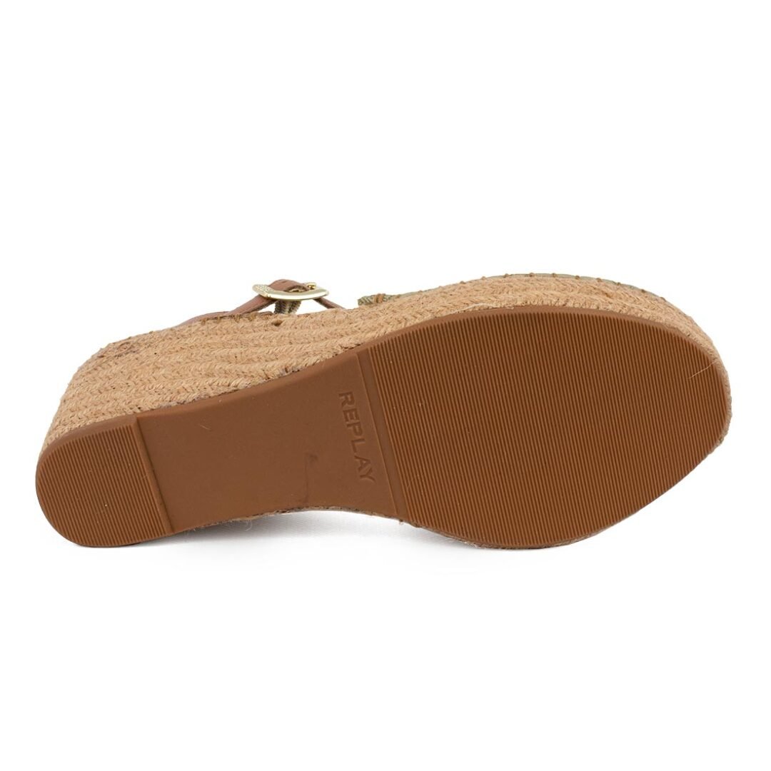 REPLAY ΓΥΝΑΙΚΕΙΕΣ ΥΦΑΣΜΑΤΙΝΕΣ ΕΣΠΑΝΤΡΙΓΙΕΣ SUSAN LYCRA PRINT RP5L0012T 002 BEIGE - Image 4