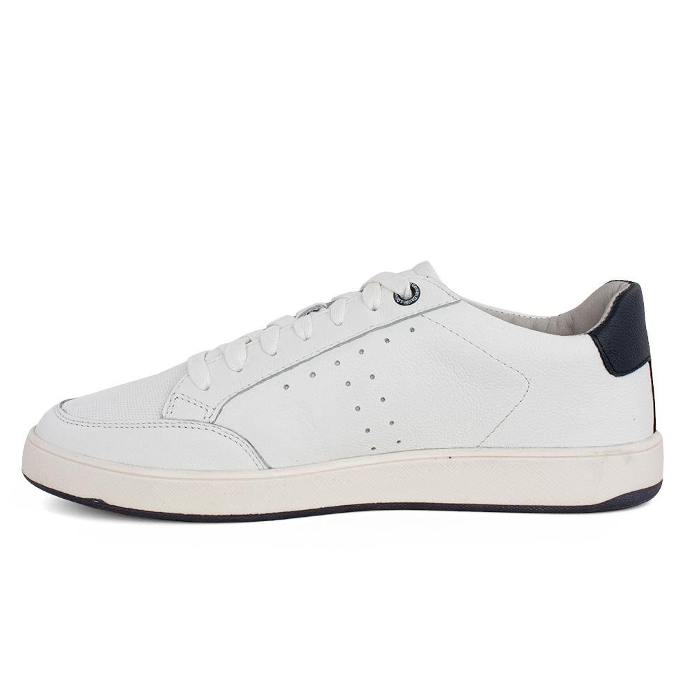 S.OLIVER ΑΝΔΡΙΚΑ ΔΕΡΜΑΤΙΝΑ SUEDE SNEAKERS 5-13612-38 100 WHITE - Image 3
