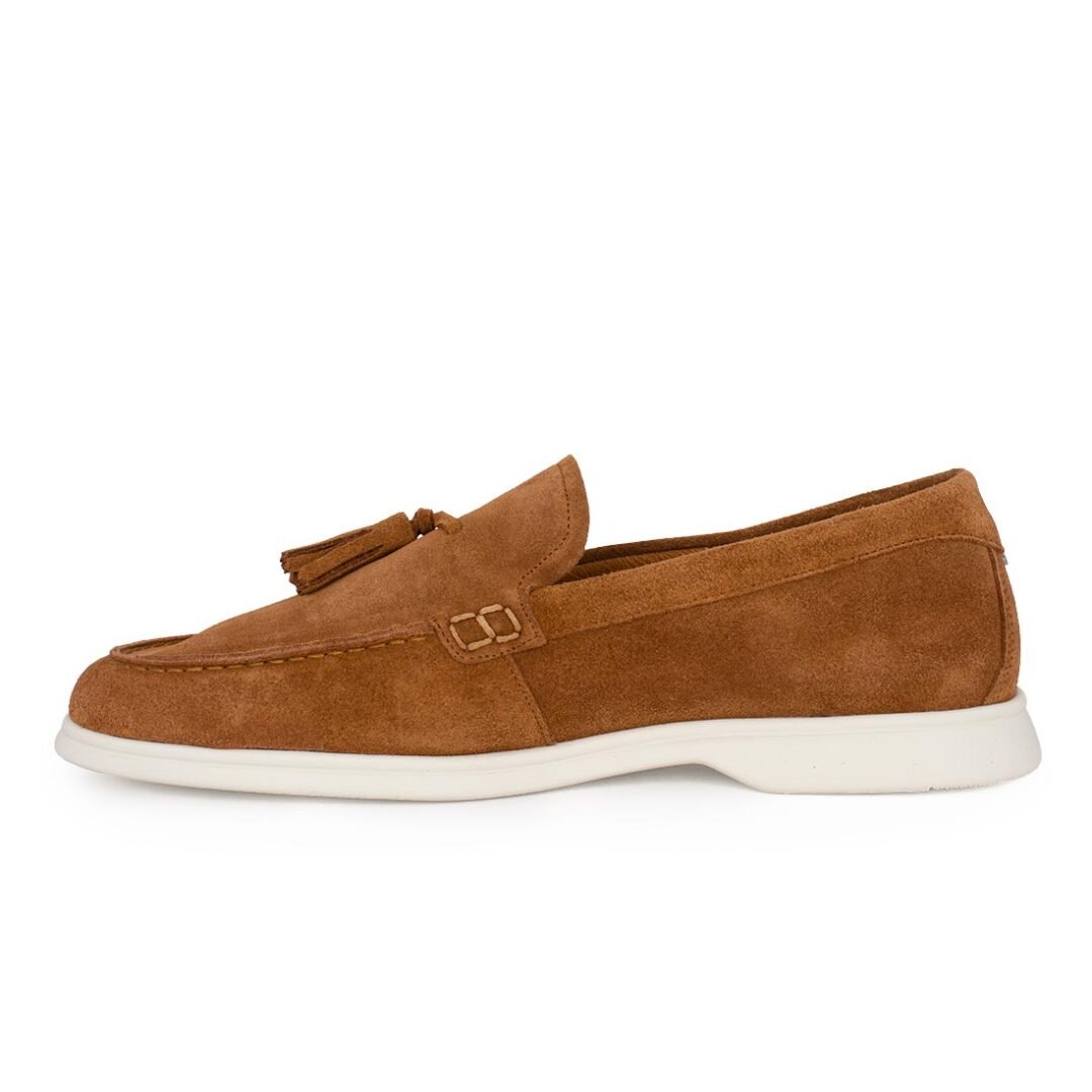 AMBITIOUS ΑΝΔΡΙΚΑ ΔΕΡΜΑΤΙΝΑ LOAFERS DAN 13438-6199AM CAMEL SUEDE - Image 3