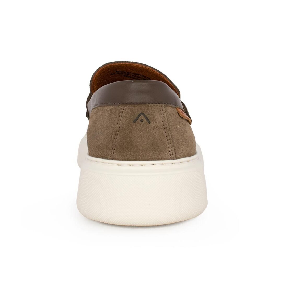 AMBITIOUS ΑΝΔΡΙΚΑ ΔΕΡΜΑΤΙΝΑ LOAFERS KIT 13221A-1299AM SALVIA SUEDE - Image 4