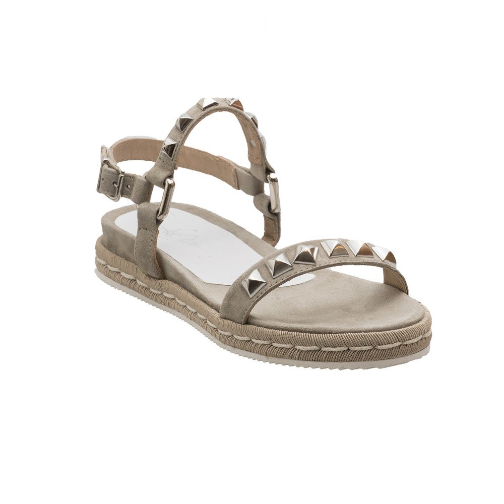 ALPE ΓΥΝΑΙΚΕΙΑ SUEDE ΦΛΑΤ ΣΑΝΔΑΛΙΑ 4223 ΧΑΚΙ - Image 2