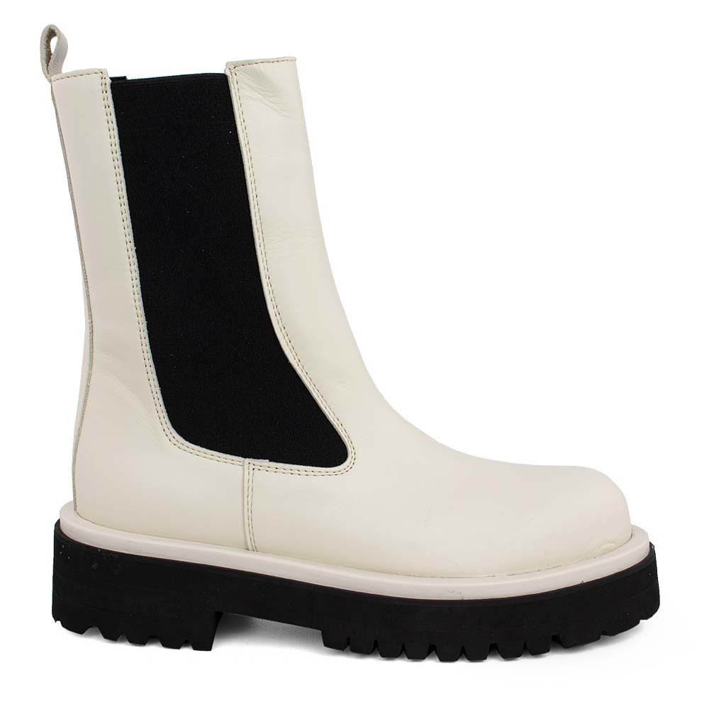ALPE ΓΥΝΑΙΚΕΙΑ ΔΕΡΜΑΤΙΝΑ CHELSEA ΜΠΟΤΑΚΙΑ 2460.15.07 IVORY