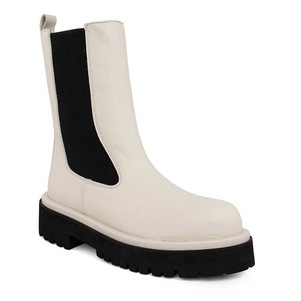ALPE ΓΥΝΑΙΚΕΙΑ ΔΕΡΜΑΤΙΝΑ CHELSEA ΜΠΟΤΑΚΙΑ 2460.15.07 IVORY - Image 2