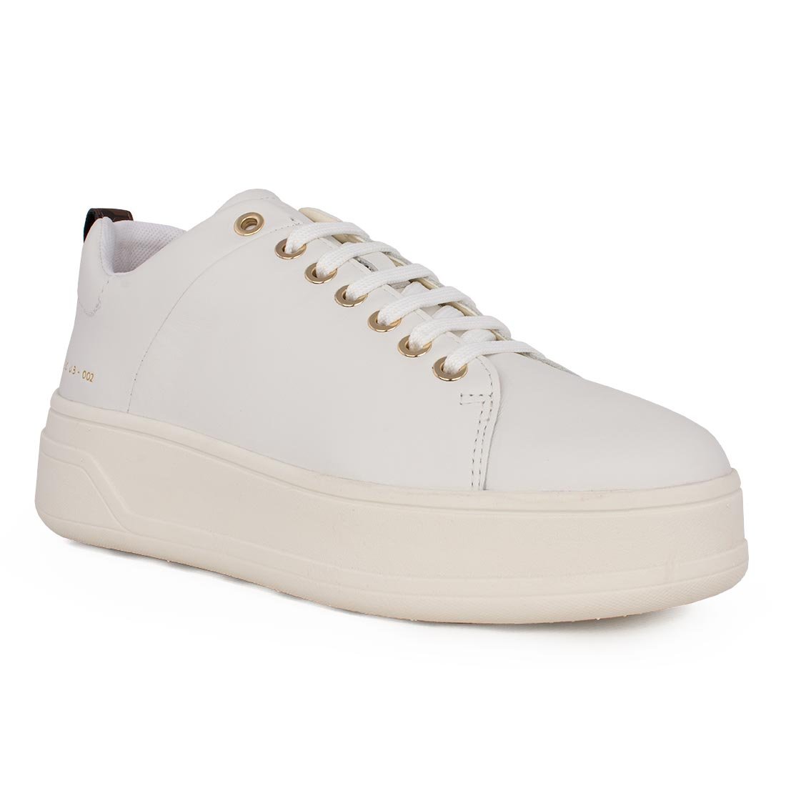 GEOX ΓΥΝΑΙΚΕΙΑ ΔΕΡΜΑΤΙΝΑ COMFORT SNEAKERS D SPHERICA ECUB-2 A WHITE - Image 2