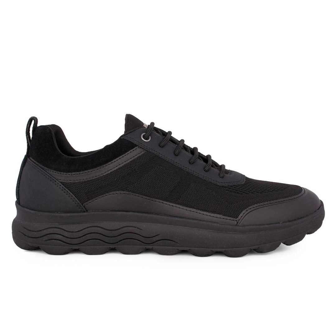 GEOX ΑΝΔΡΙΚΑ ΥΦΑΣΜΑΤΙΝΑ COMFORT SNEAKERS U SPHERICA C BLACK