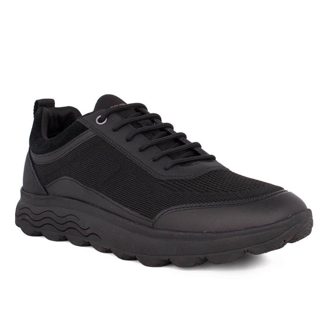 GEOX ΑΝΔΡΙΚΑ ΥΦΑΣΜΑΤΙΝΑ COMFORT SNEAKERS U SPHERICA C BLACK - Image 2