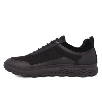 GEOX ΑΝΔΡΙΚΑ ΥΦΑΣΜΑΤΙΝΑ COMFORT SNEAKERS U SPHERICA C BLACK - Image 3