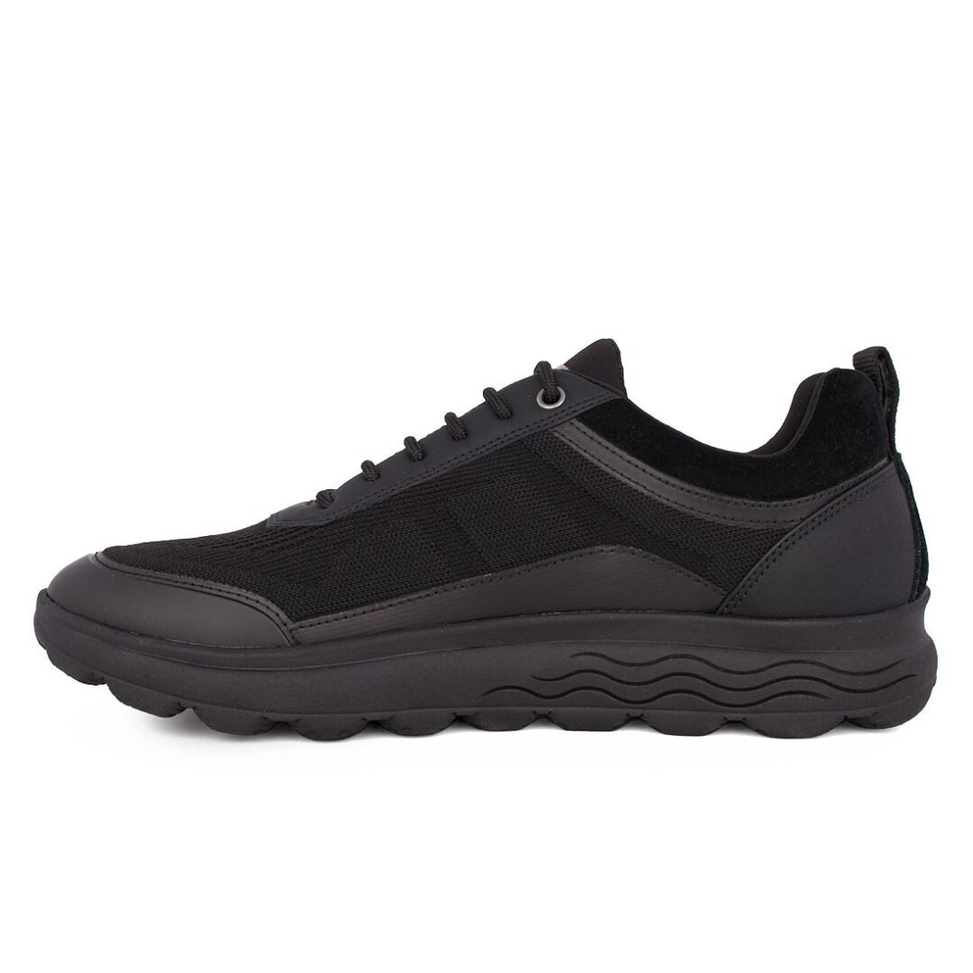 GEOX ΑΝΔΡΙΚΑ ΥΦΑΣΜΑΤΙΝΑ COMFORT SNEAKERS U SPHERICA C BLACK - Image 3