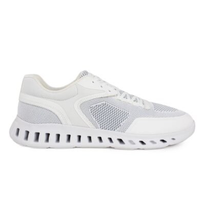 GEOX ΑΝΔΡΙΚΑ ΥΦΑΣΜΑΤΙΝΑ SNEAKERS OUTSTREAM A WHITE