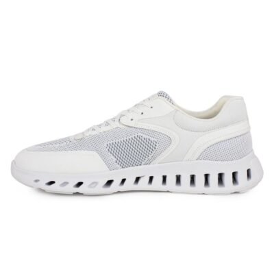GEOX ΑΝΔΡΙΚΑ ΥΦΑΣΜΑΤΙΝΑ SNEAKERS OUTSTREAM A WHITE - Image 3