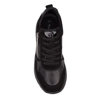 TAMARIS ΓΥΝΑΙΚΕΙΑ ΔΕΡΜΑΤΙΝΑ SNEAKERS 1-23734-42 007 BLACK UNI - Image 5
