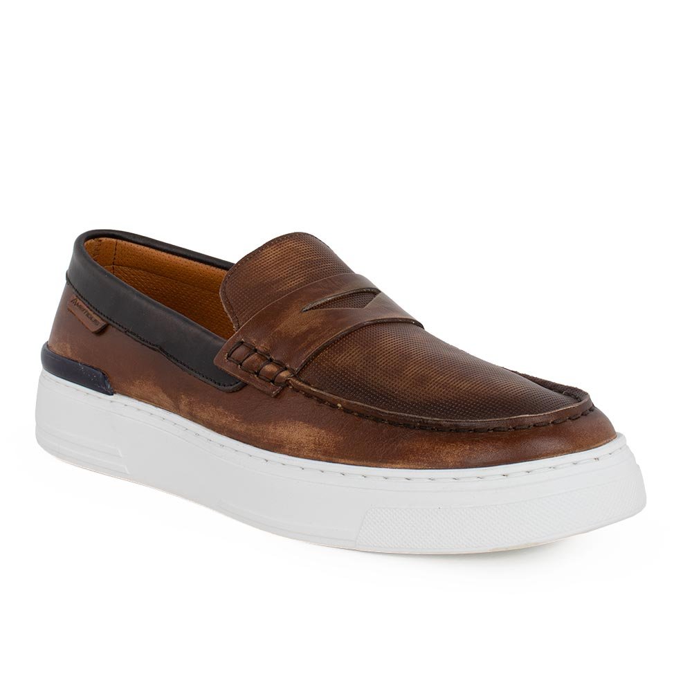 AMBITIOUS ΑΝΔΡΙΚΑ ΔΕΡΜΑΤΙΝΑ XLight LOAFERS CARSON CAMEL - Image 2