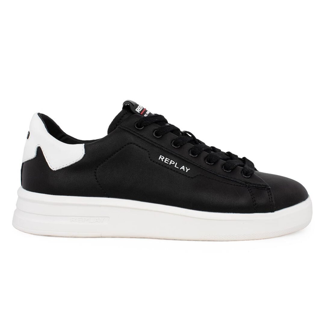 REPLAY ΑΝΔΡΙΚΑ SNEAKERS UNIVERSITY M PRIME GMZ4O.000.C0005L 0008 BLACK/WHITE