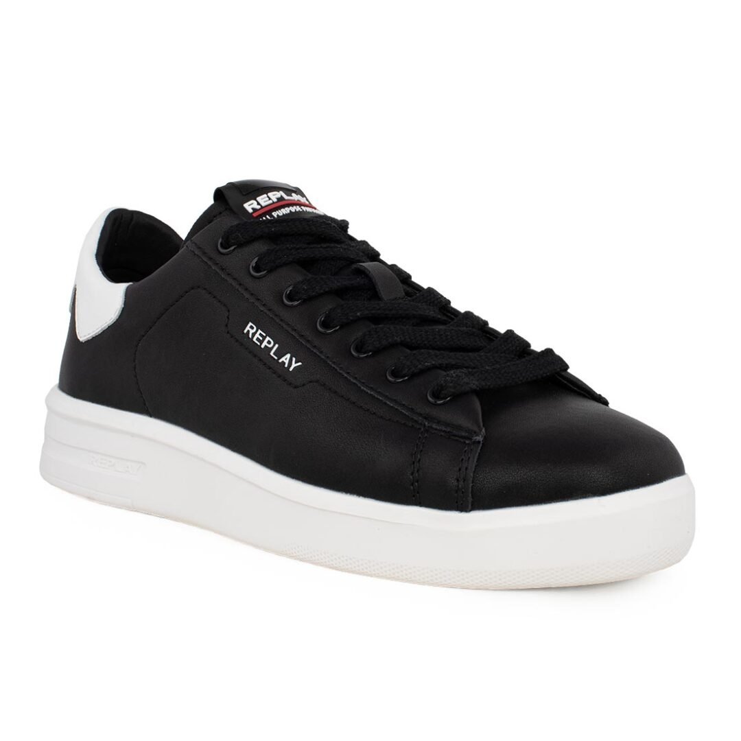 REPLAY ΑΝΔΡΙΚΑ SNEAKERS UNIVERSITY M PRIME GMZ4O.000.C0005L 0008 BLACK/WHITE - Image 2