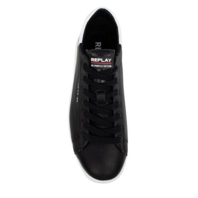 REPLAY ΑΝΔΡΙΚΑ SNEAKERS UNIVERSITY M PRIME GMZ4O.000.C0005L 0008 BLACK/WHITE - Image 5