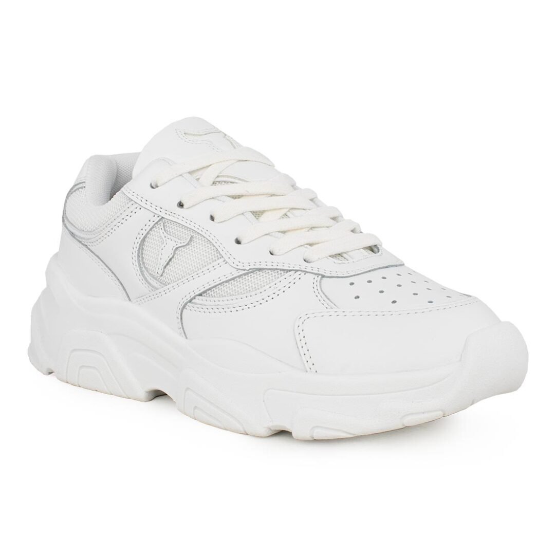 WINDSOR SMITH ΓΥΝΑΙΚΕΙΑ ΔΕΡΜΑΤΙΝΑ SNEAKERS GHOSTED WT WHITE - Image 2