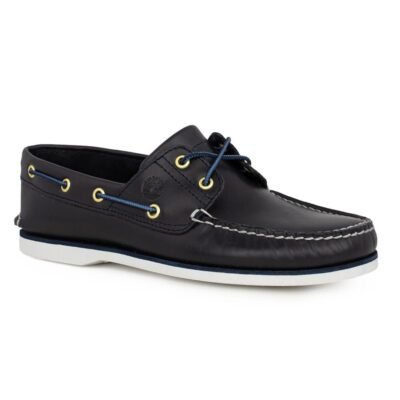TIMBERLAND ΑΝΔΡΙΚΑ ΔΕΡΜΑΤΙΝΑ BOAT SHOES CLASSIC BOAT SHOE A5QU8 019 NAVY FULL GRAIN - Image 2