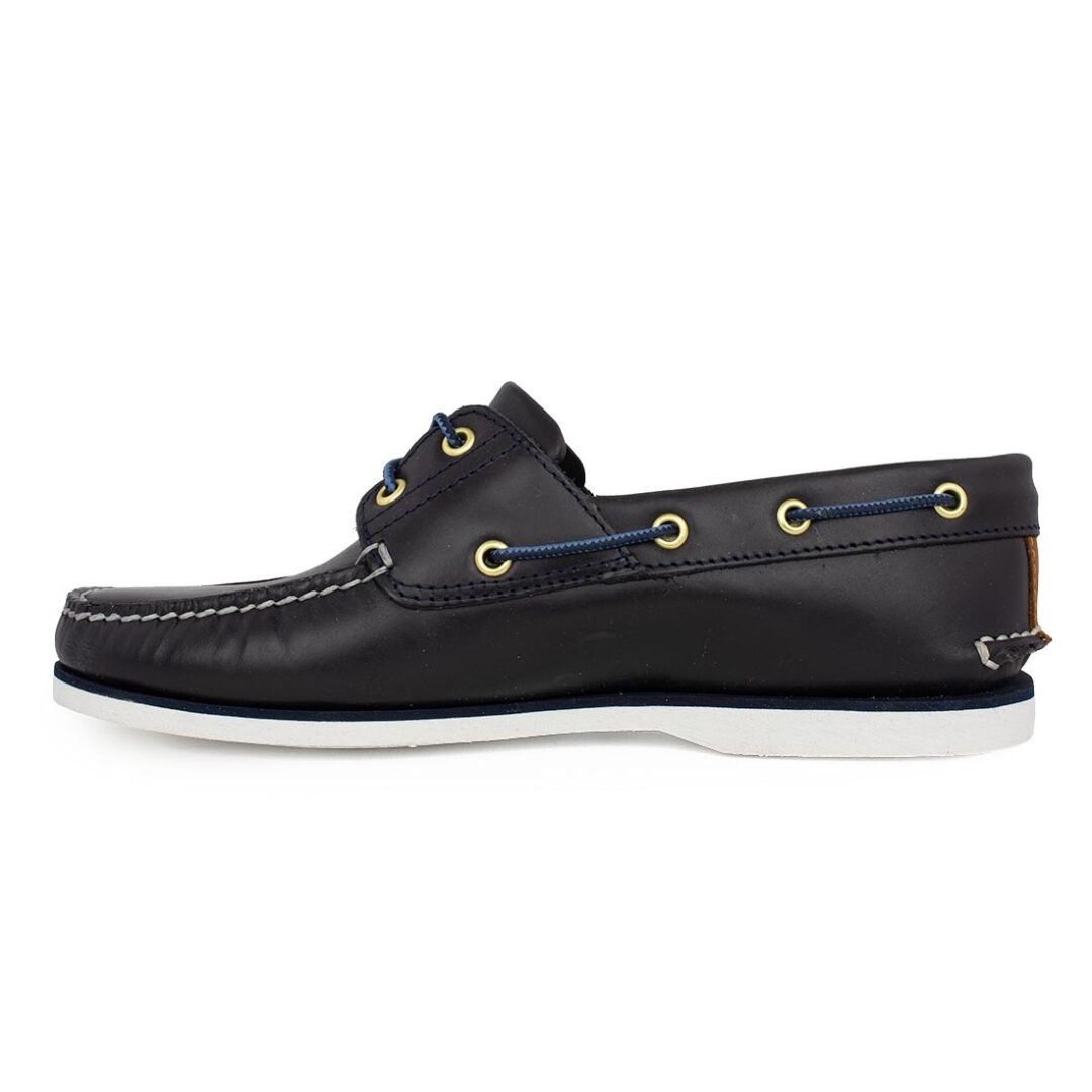 TIMBERLAND ΑΝΔΡΙΚΑ ΔΕΡΜΑΤΙΝΑ BOAT SHOES CLASSIC BOAT SHOE A5QU8 019 NAVY FULL GRAIN - Image 3