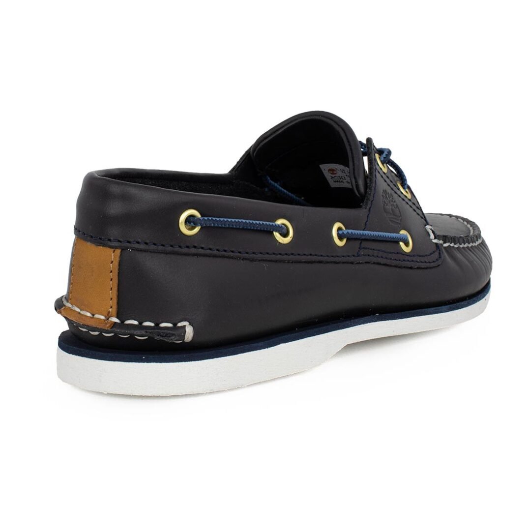 TIMBERLAND ΑΝΔΡΙΚΑ ΔΕΡΜΑΤΙΝΑ BOAT SHOES CLASSIC BOAT SHOE A5QU8 019 NAVY FULL GRAIN - Image 5