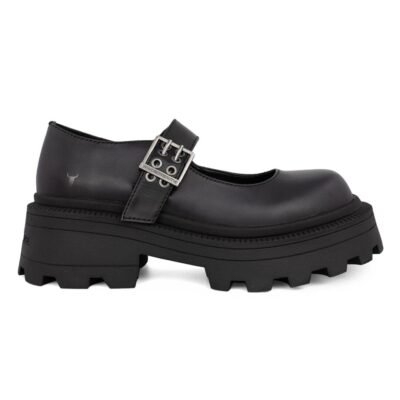 WINDSOR SMITH ΓΥΝΑΙΚΕΙΑ ΔΕΡΜΑΤΙΝΑ LOAFERS TOKYO BLACK