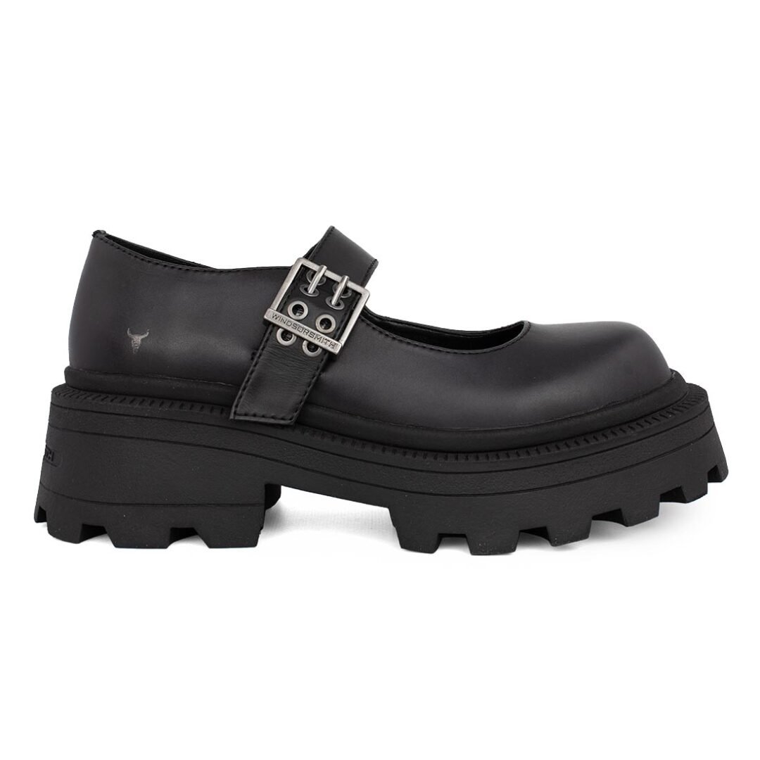 WINDSOR SMITH ΓΥΝΑΙΚΕΙΑ ΔΕΡΜΑΤΙΝΑ LOAFERS TOKYO BLACK