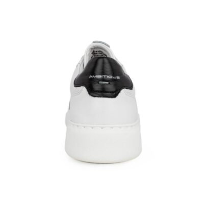 AMBITIOUS ΑΝΔΡΙΚΑ ΔΕΡΜΑΤΙΝΑ XLight SNEAKERS 12861-4838AM WHITE/BLACK - Image 4